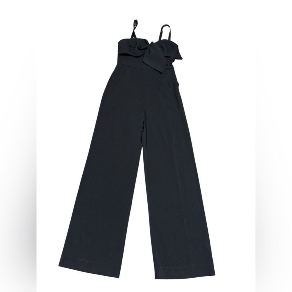 🔥LILLY PULTIZER women’s black Kavia wide leg Jumpsuit size 2 - Picture 3 of 10